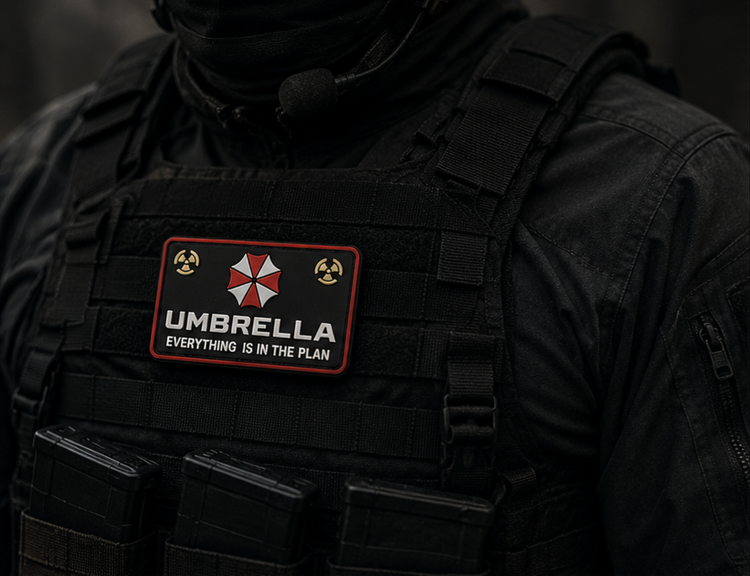 آرم سیلیکونی طرح Umbrella Corporation