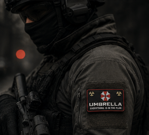 آرم سیلیکونی طرح Umbrella Corporation