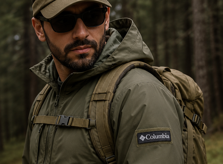 آرم سیلیکونی طرح Columbia